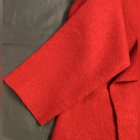 Vintage Eileen Fisher Red Wool Jacket, Size XL. - Picture 9 of 16